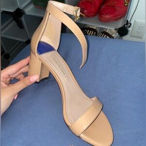 Stuart Weitzman heel sandal - slightly worn size 6